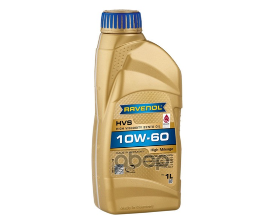 Купить МОТОРНОЕ МАСЛО RAVENOL HVS HIGH VISCOSITY SYNTO OIL SAE 10W-60 ( 1Л) NEW 1115102-001-01-999