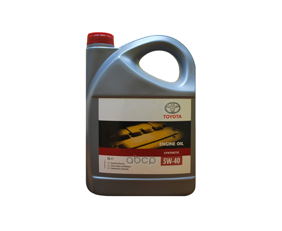 Купить МАСЛО МОТОРНОЕ СИНТЕТИЧЕСКОЕ TOYOTA ENGINE OIL (EU) 5W-40 5Л 08880-80835