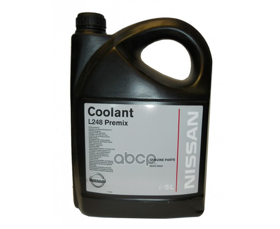 Купить АНТИФРИЗ ЗЕЛЕНЫЙ ГОТОВЫЙ NISSAN COOLANT L248 PREMIX 5Л KE902-99945