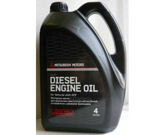 Купить МАСЛО МОТОРНОЕ СИНТЕТИЧЕСКОЕ MITSUBISHI DIESEL ENGINE OIL 5W-30 4Л MZ320759