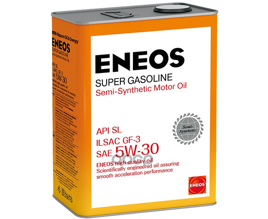 Купить МАСЛО МОТОРНОЕ ENEOS SUPER GASOLINE SL 5W-30 4Л OIL1361