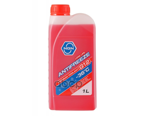 Купить АНТИФРИЗ NGN G12-36 (RED) ANTIFREEZE 1Л V172485621