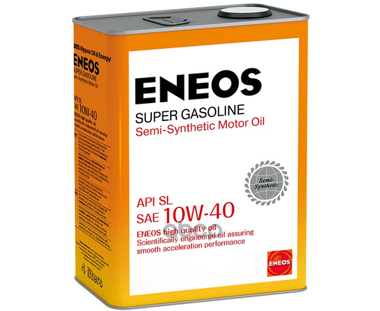 Купить МАСЛО МОТОРНОЕ ENEOS SUPER GASOLINE SL 10W-40 4Л OIL1357