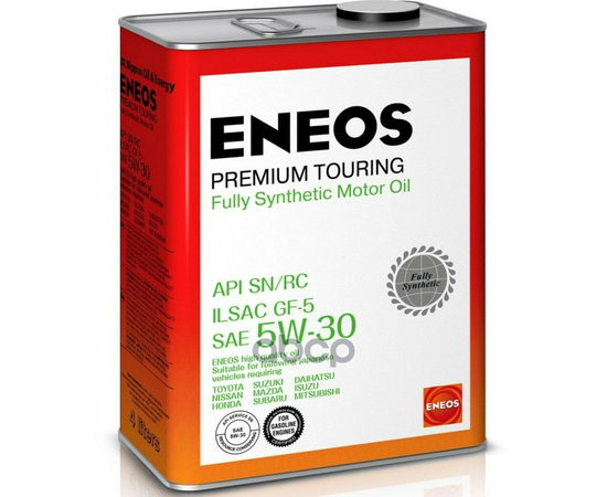 Купить МАСЛО МОТОРНОЕ ENEOS PREMIUM TOURING SN 5W-30 4Л 8809478942216