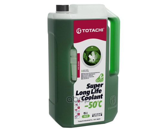 Купить АНТИФРИЗ TOTACHI SUPER LLC GREEN -50C 5Л (4589904924811) 41705