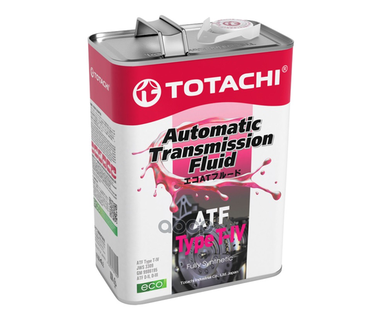 Купить МАСЛО ТРАНСМИССИОННОЕ TOTACHI ATF TYPE T-IV 4Л (4562374691025) 20204