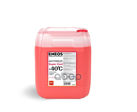 Купить АНТИФРИЗ ENEOS SUPER COOL -40°C 10КГ (RED) Z0076