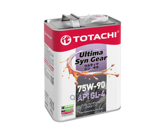 Купить МАСЛО ТРАНСМИССИОННОЕ TOTACHI ULTIMA SYN-GEAR 75W-90 GL-4 4Л (4589904931635, 60704) G3504