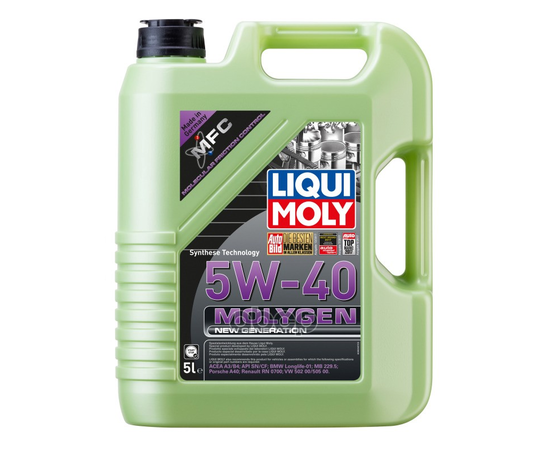 Купить НС-СИНТ. МОТ.МАСЛО MOLYGEN NEW GENERATION 5W-40 (5Л) (8536) 9055