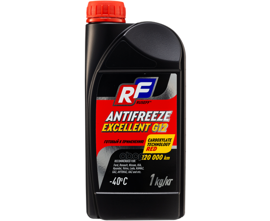 Купить АНТИФРИЗ ANTIFREEZE EXCELLENT G12 40 (1КГ) RUSEFF 17357N