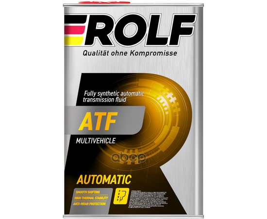 Купить МАСЛО ТРАНСМИССИОННОЕ ROLF ATF MULTIVEHICLE 4Л (МЕТАЛЛ) 322288