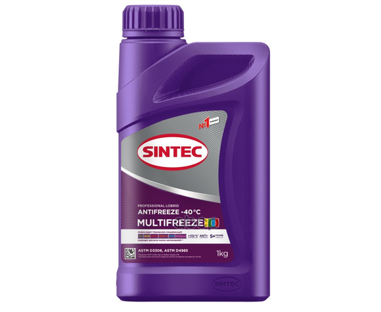 Купить АНТИФРИЗ SINTEC ANTIFREEZE MULTIFREEZE VIOLET -40 1КГ 990561