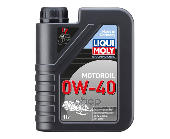 Купить СИНТ. МОТ.МАСЛО Д/СНЕГОХ. SNOWMOBIL MOTOROIL 0W-40 CF/SM A3/B4 (1Л) 7520