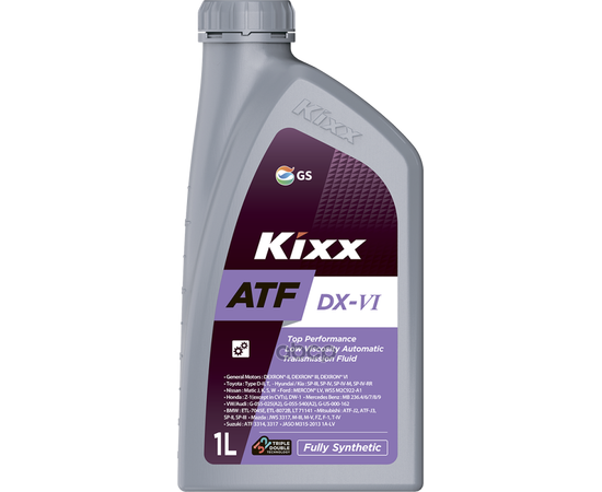 Купить МАСЛО ТРАНСМИССИОННОЕ KIXX ATF DX-VI 1Л (L2529AL1E1) L2524AL1E1