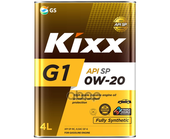 Купить МАСЛО МОТОРНОЕ KIXX G1 0W-20 API SP 4Л L215044TE1