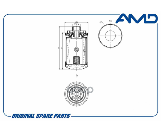 Купить ФИЛЬТР МАСЛЯНЫЙ AMDFL722