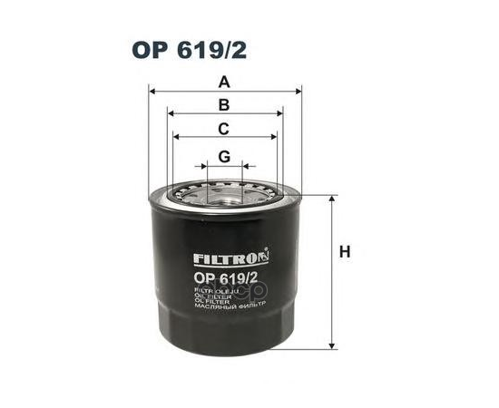 Купить ФИЛЬТР МАСЛЯНЫЙ OP619/2