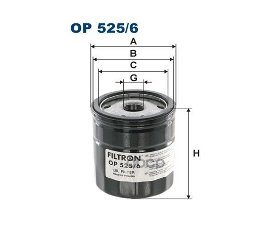 Купить ФИЛЬТР МАСЛЯНЫЙ OP525/6