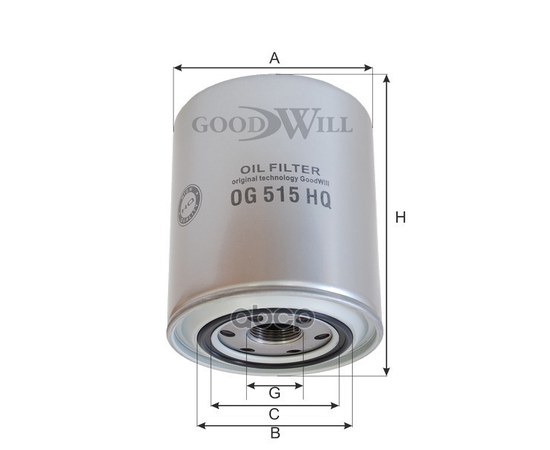 Купить ФИЛЬТР МАСЛЯНЫЙ ДВИГАТЕЛЯ OG515HQ