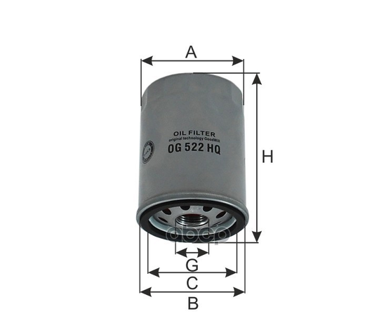 Купить ФИЛЬТР МАСЛЯНЫЙ ДВИГАТЕЛЯ OG522HQ