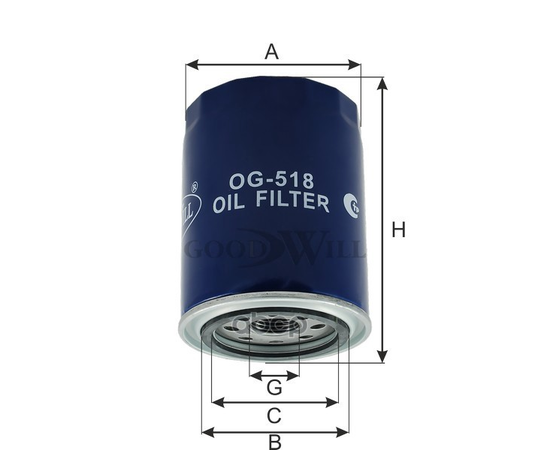 Купить ФИЛЬТР МАСЛЯНЫЙ OG518