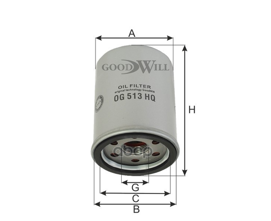 Купить ФИЛЬТР МАСЛЯНЫЙ ДВИГАТЕЛЯ OG513HQ
