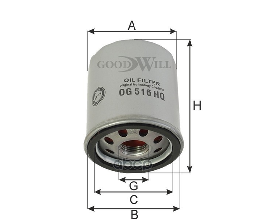 Купить ФИЛЬТР МАСЛЯНЫЙ ДВИГАТЕЛЯ OG516HQ