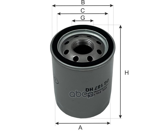Купить ФИЛЬТР МАСЛЯНЫЙ ДВИГАТЕЛЯ OG187HQ