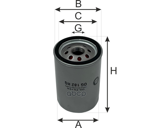 Купить ФИЛЬТР МАСЛЯНЫЙ ДВИГАТЕЛЯ OG182HQ