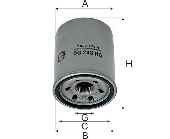 Купить ФИЛЬТР МАСЛЯНЫЙ ДВИГАТЕЛЯ OG248HQ