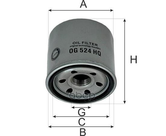 Купить ФИЛЬТР МАСЛЯНЫЙ ДВИГАТЕЛЯ OG524HQ
