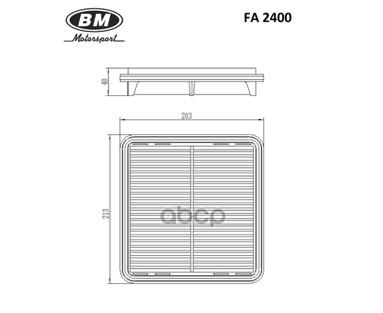 Купить ФИЛЬТР ВОЗДУШНЫЙ  FA2400