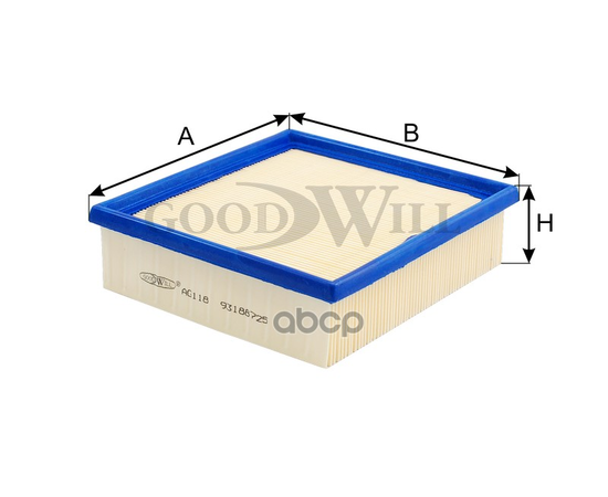 Купить ФИЛЬТР ВОЗДУШНЫЙ AG118