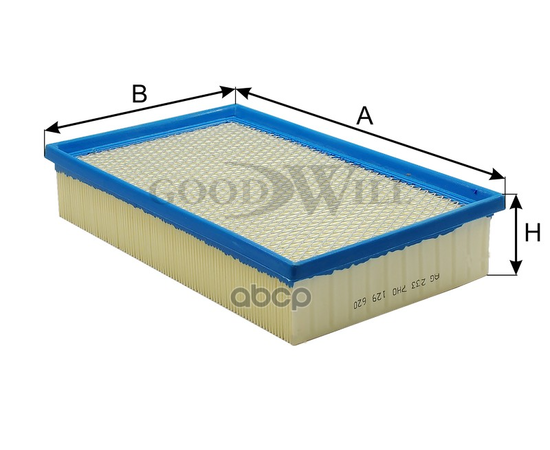 Купить ФИЛЬТР ВОЗДУШНЫЙ AG233