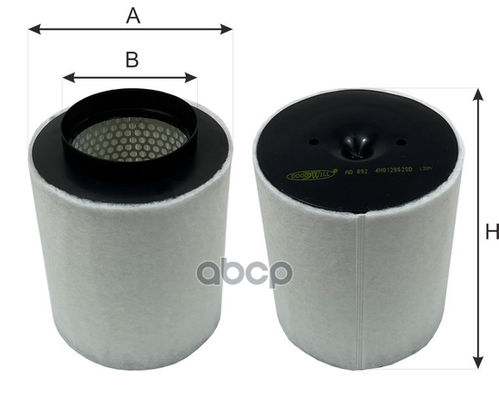 Купить ФИЛЬТР ВОЗДУШНЫЙ AG892