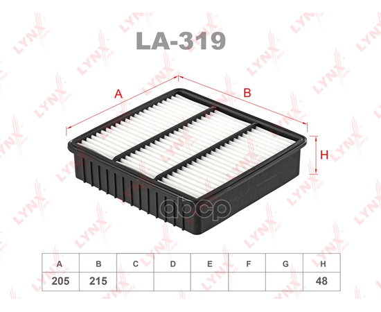 Купить ФИЛЬТР ВОЗДУШНЫЙ ПОДХОДИТ ДЛЯ MITSUBISHI AIRTREK 2.4 03-06/LANCER 1.3-2.0T 95/OUTLANDER 2.0-2.4 03 LA-319