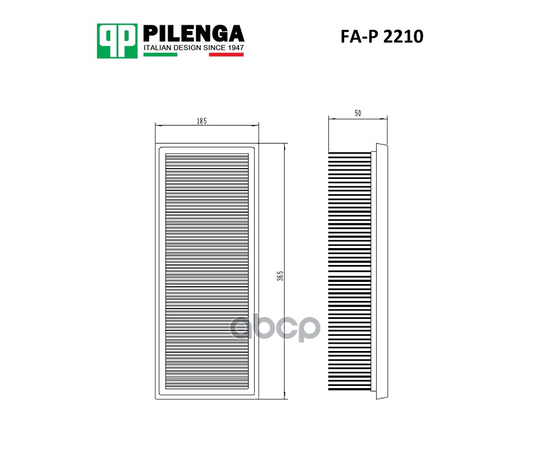 Купить ФИЛЬТР ВОЗДУШНЫЙ AUDI/SEAT/SKODA OCTAVIA /VW POLO IV,  GOLF IV FA-P2210