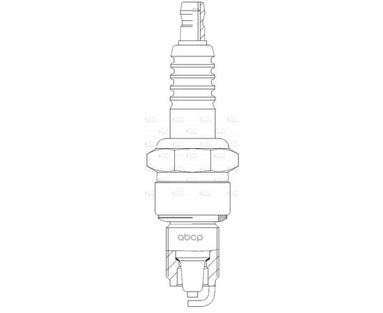 Купить СВЕЧА ЗАЖИГАНИЯ ДЛЯ М/Т MARINE MERCRUISER/PWC POLARIS АН. BPR8ES (VSP 3576)