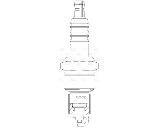 Купить СВЕЧА ЗАЖИГАНИЯ ДЛЯ М/Т MARINE MERCRUISER/PWC POLARIS АН. BPR8ES (VSP 3576)