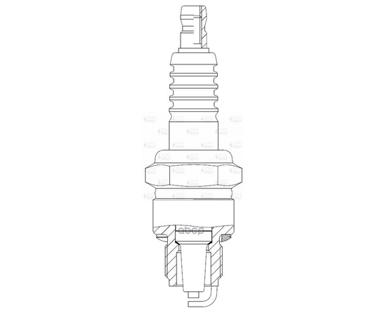 Купить СВЕЧА ЗАЖИГАНИЯ ДЛЯ М/Т HITACHI/HONDA/KUBOTA/SUZUKI/TOYOTA/YAMAHA АН. BP6HS (VSP 3545)