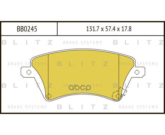 Купить КОЛОДКИ ТОРМОЗНЫЕ ДИСКОВЫЕ ПЕРЕДНИЕ TOYOTA COROLLA 02- BB0245