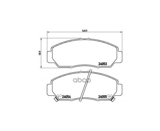 Купить КОЛОДКИ ТОРМОЗНЫЕ P28047