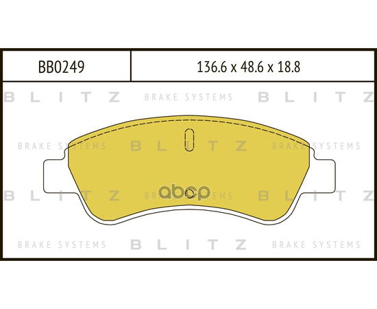 Купить КОЛОДКИ ТОРМОЗНЫЕ ДИСКОВЫЕ ПЕРЕДНИЕ PEUGEOT 307 00- BB0249