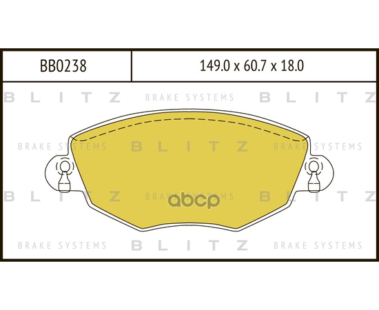 Купить КОЛОДКИ ТОРМОЗНЫЕ ДИСКОВЫЕ ПЕРЕДНИЕ FORD MONDEO 00- BB0238