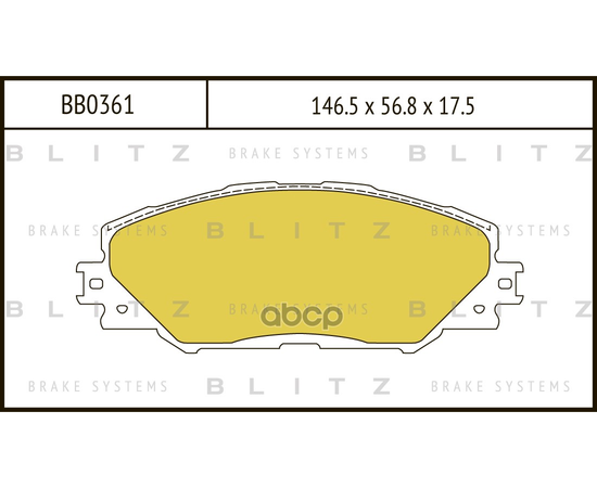 Купить КОЛОДКИ ТОРМОЗНЫЕ ДИСКОВЫЕ ПЕРЕДНИЕ TOYOTA RAV4 06- BB0361