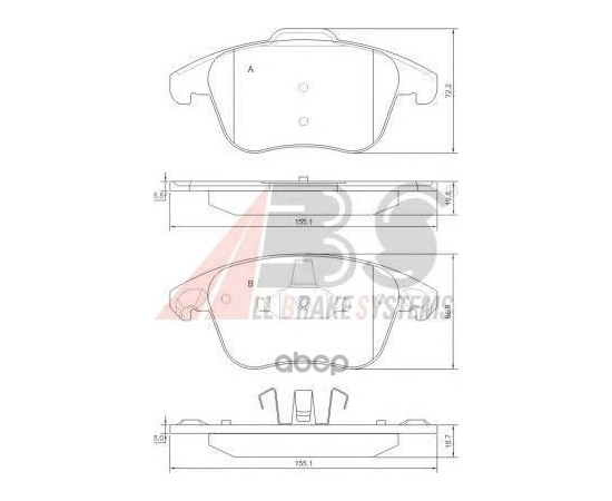 Купить ТОРМОЗНЫЕ КОЛОДКИ CITROEN C4 37599