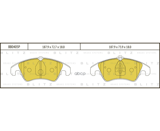 Купить КОЛОДКИ ТОРМОЗНЫЕ ДИСКОВЫЕ ПЕРЕДНИЕ AUDI A4/A5 07- BB0405P