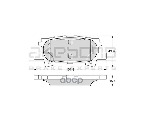 Купить КОЛОДКИ ТОРМОЗНЫЕ ДИСКОВЫЕ ЗАДНИЕ ПОДХОДЯТ ДЛЯ LEXUS RX300-400H (_U3_), TOYOTA HIGHLANDER (_U2_) AN-688WK