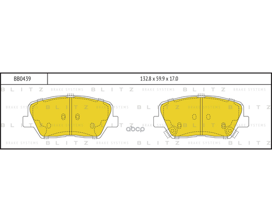 Купить КОЛОДКИ ТОРМОЗНЫЕ ДИСКОВЫЕ ПЕРЕДНИЕ HYUNDAI I30/ELANTRA/SOLARIS 12-KIA CEE'D/RIO 12- BB0439