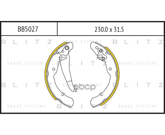 Купить КОЛОДКИ ТОРМОЗНЫЕ БАРАБАННЫЕ SKODA OCTAVIA/ROOMSTER 96-VW CADDY 96- BB5027